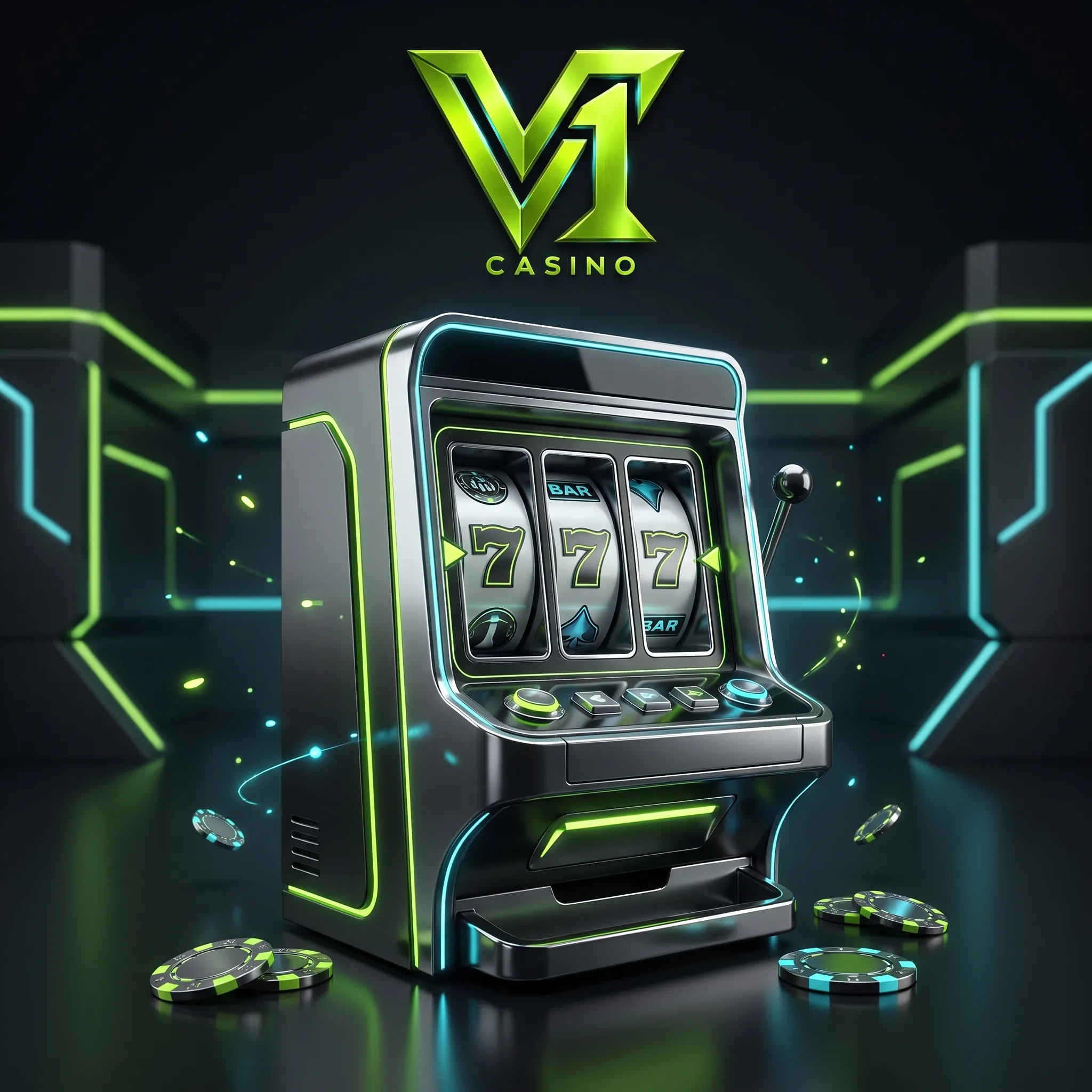 V1 Casino slot games artwork